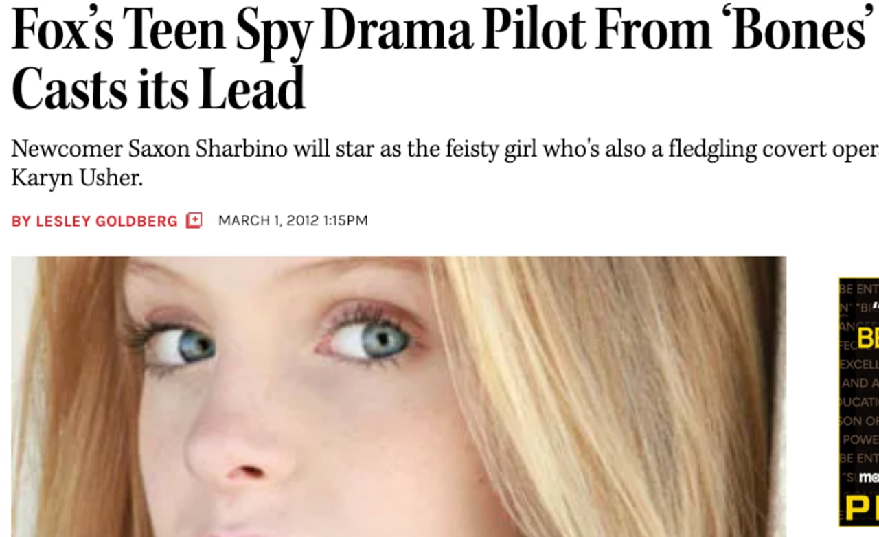 Classified Pilot — Saxon Sharbino