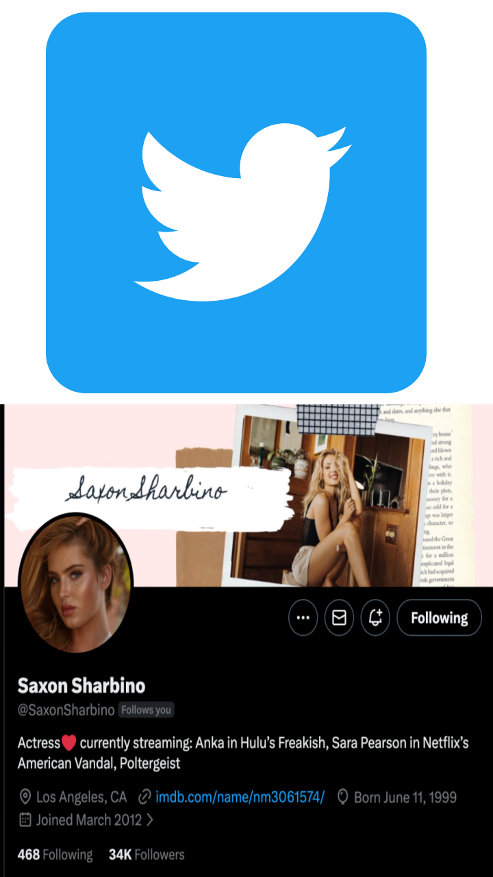Saxon Sharbino on X